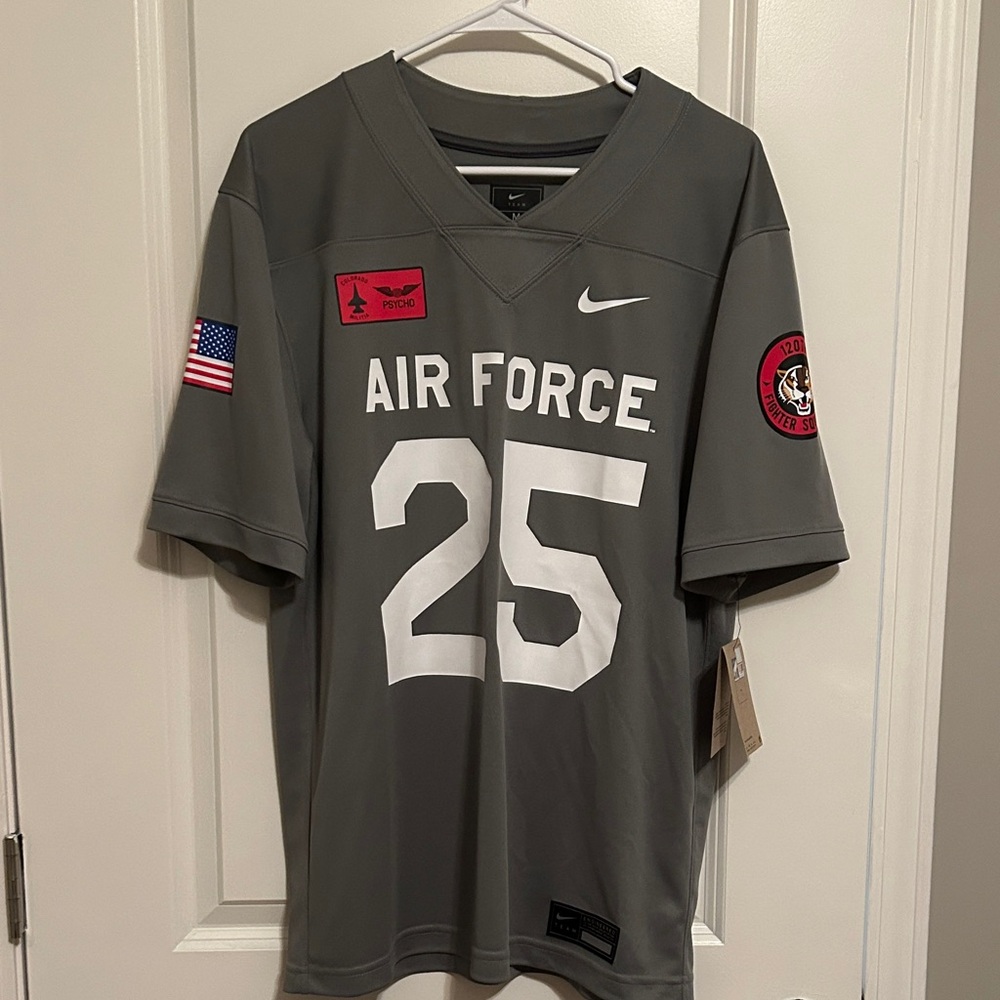 Nike Air Force Gray Jersey